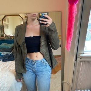 Vince Faux Leather Jacket